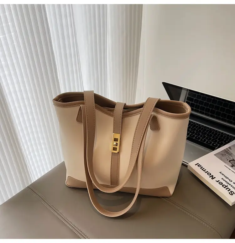 Women's Large Capacity Tan Shoulder Bag 2025 — feature 24