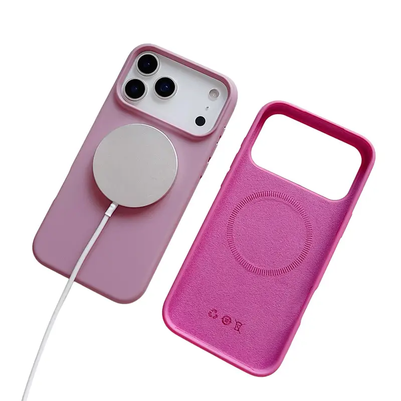 Apple iPhone 17 Pro Max Magnetic Phone Case Purple Silicone - Image 15