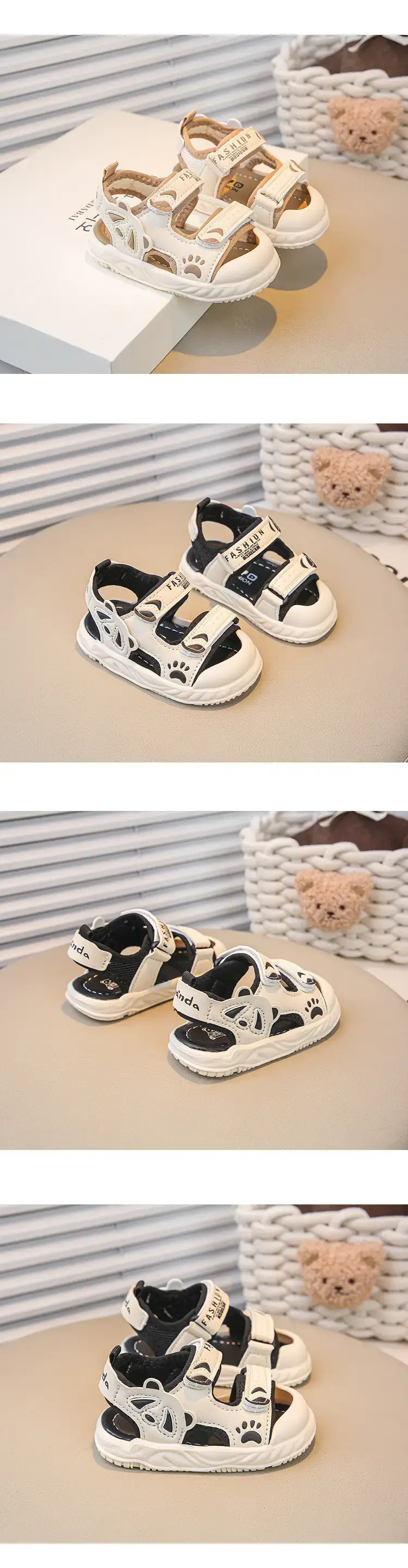 2025 Baby Sandals Soft Soled Cartoon Toe Non-Slip — feature 5