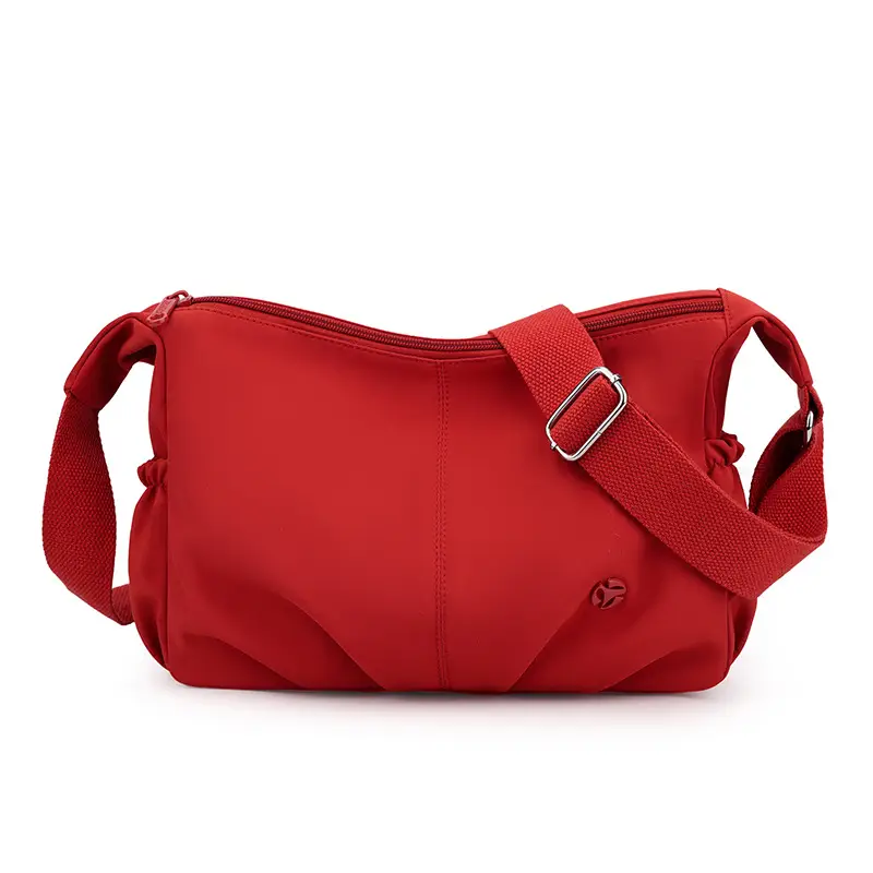 Red Multi-Layer Crossbody Bag for Women 2026