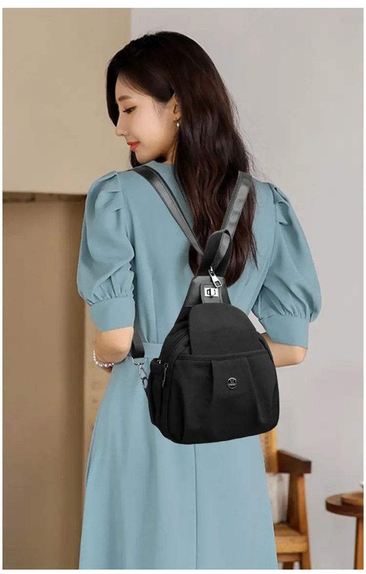 2025 New Grey Unisex Shoulder Backpack Travel Chest Bag — feature 18