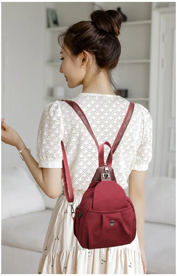 2025 New Grey Unisex Shoulder Backpack Travel Chest Bag — feature 20