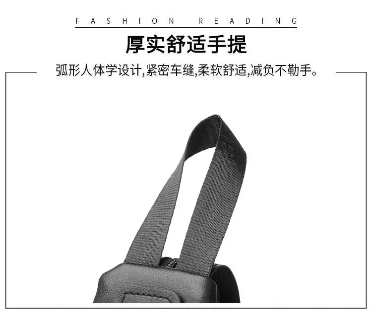 2025 New Grey Unisex Shoulder Backpack Travel Chest Bag — feature 7