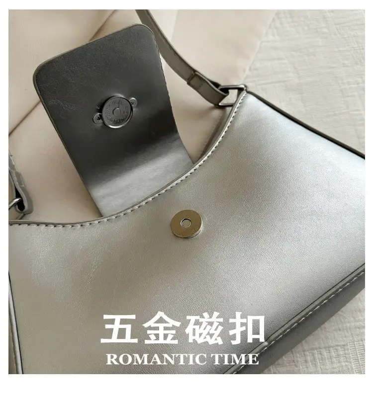 Women's Brown Textured Shoulder Bag with Bow Decor — feature 3