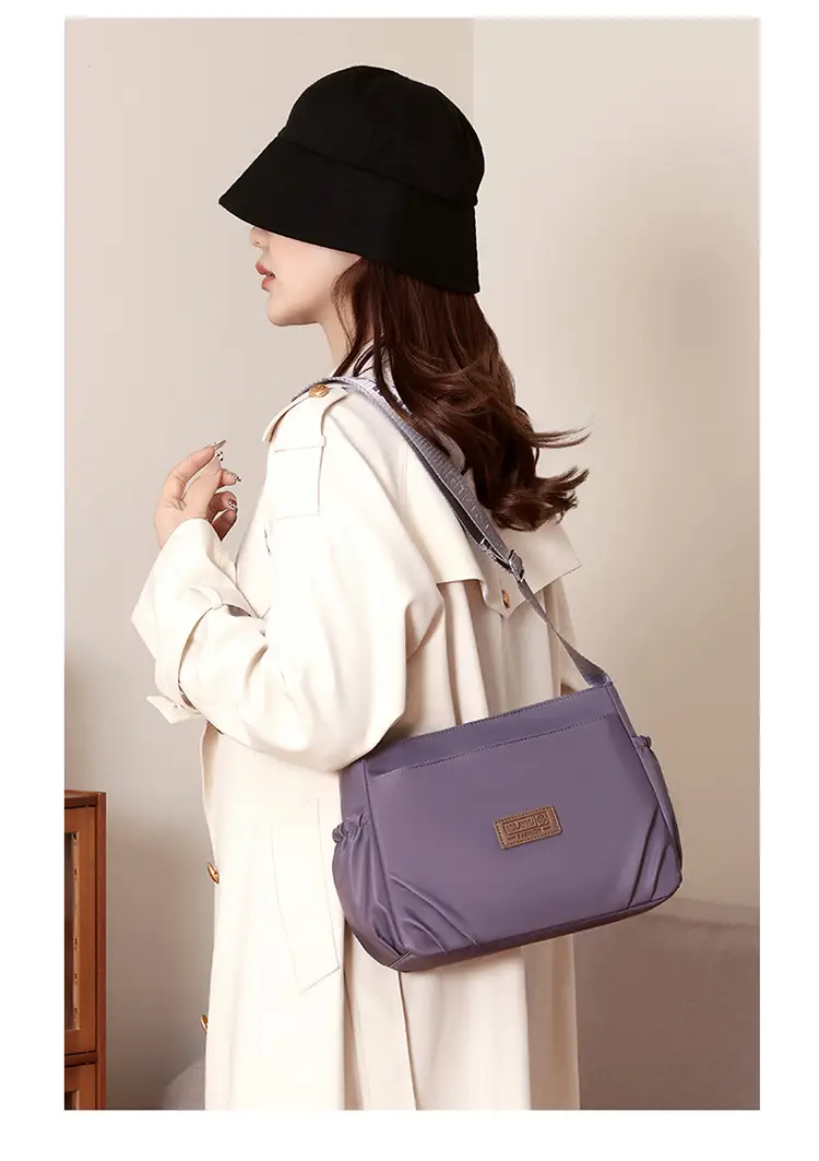 Oxford Cloth Crossbody Bag for Women Multi Layer Nylon Canvas Mother Bag — feature 17