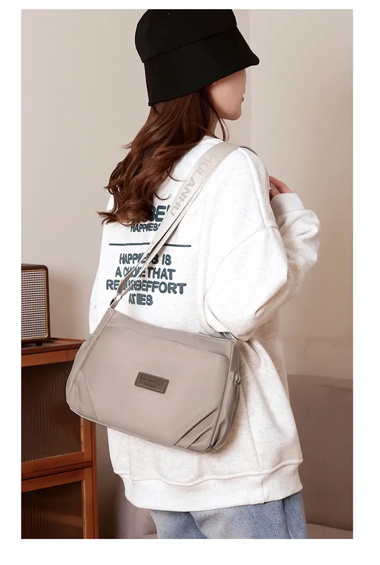 Oxford Cloth Crossbody Bag for Women Multi Layer Nylon Canvas Mother Bag — feature 19
