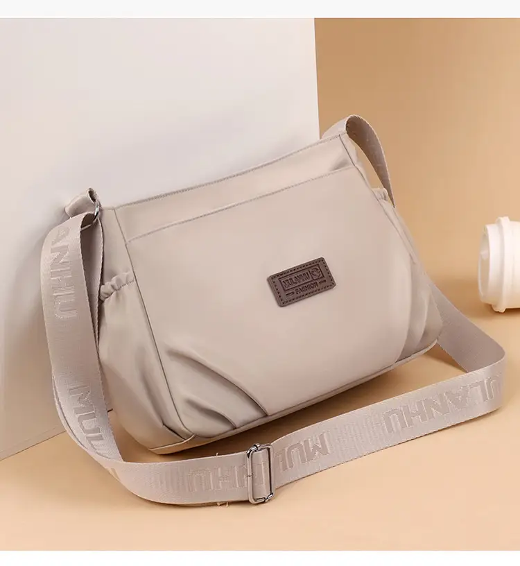 Oxford Cloth Crossbody Bag for Women Multi Layer Nylon Canvas Mother Bag — feature 8