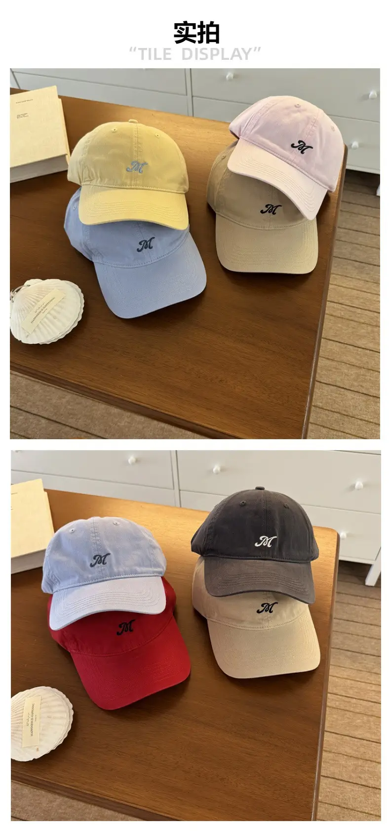 American Embroidered Baseball Caps for Women & Men — feature 3