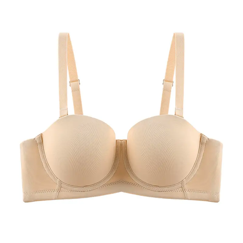 Original Seamless Underwear for Women, Non-Slip Push-Up Tube Top Wedding Dress, Big Breasts, Small Anti-Sagging, Large Size Bra, Thin Style