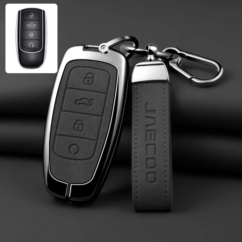 J7Plus Car Key with Leather Cover & Remote Control - Image 10