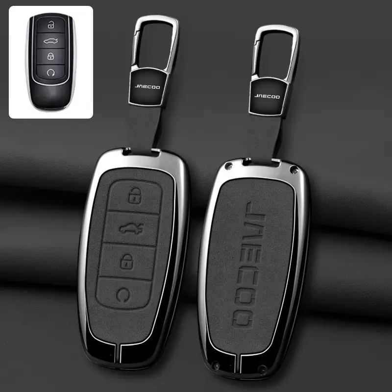 J7Plus Car Key with Leather Cover & Remote Control - Image 5