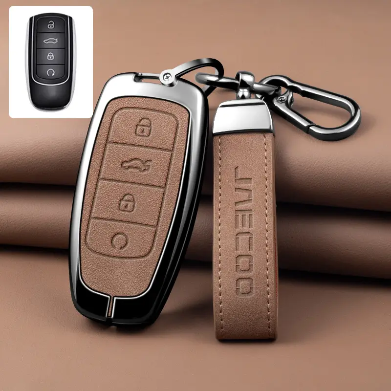 J7Plus Car Key with Leather Cover & Remote Control - Image 7