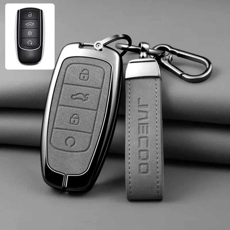 J7Plus Car Key with Leather Cover & Remote Control - Image 8