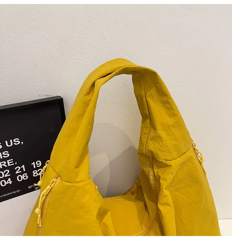 Women's Yellow Canvas Shoulder Bag 2025 — feature 17