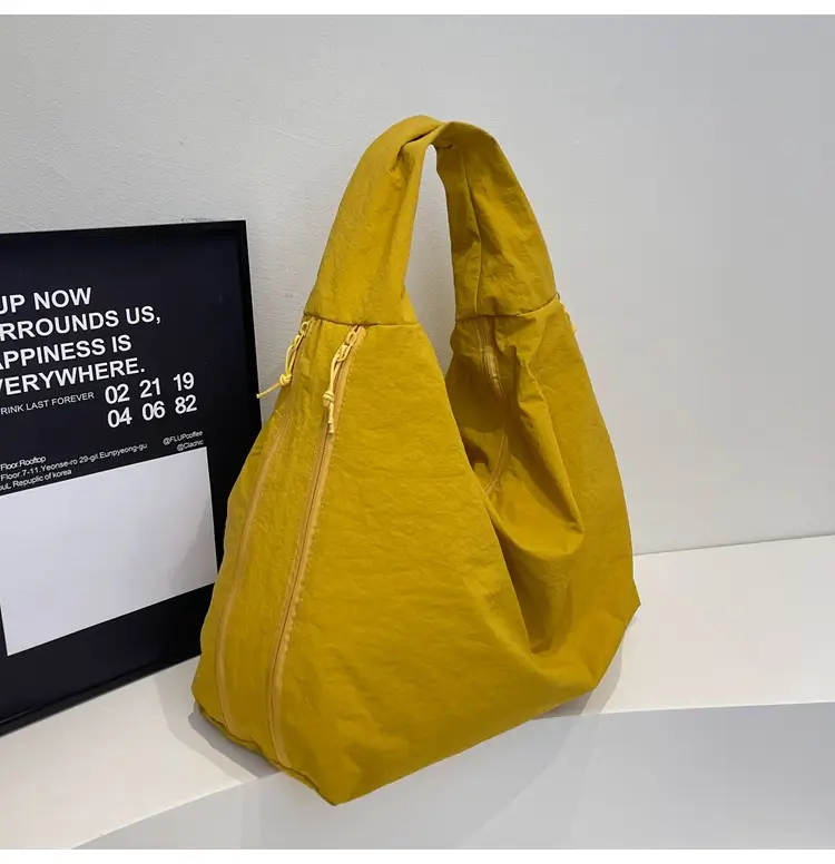 Women's Yellow Canvas Shoulder Bag 2025 — feature 19