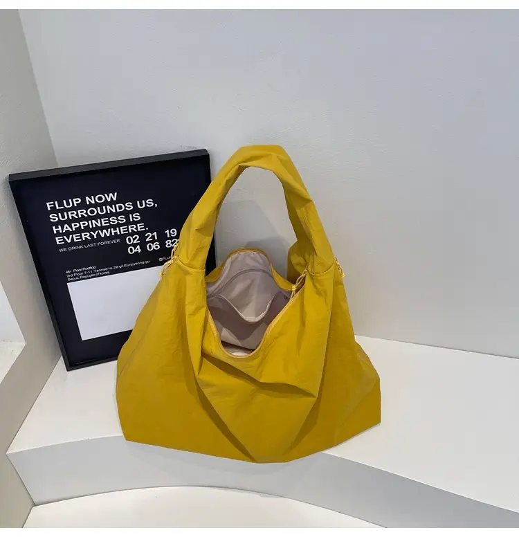 Women's Yellow Canvas Shoulder Bag 2025 — feature 24