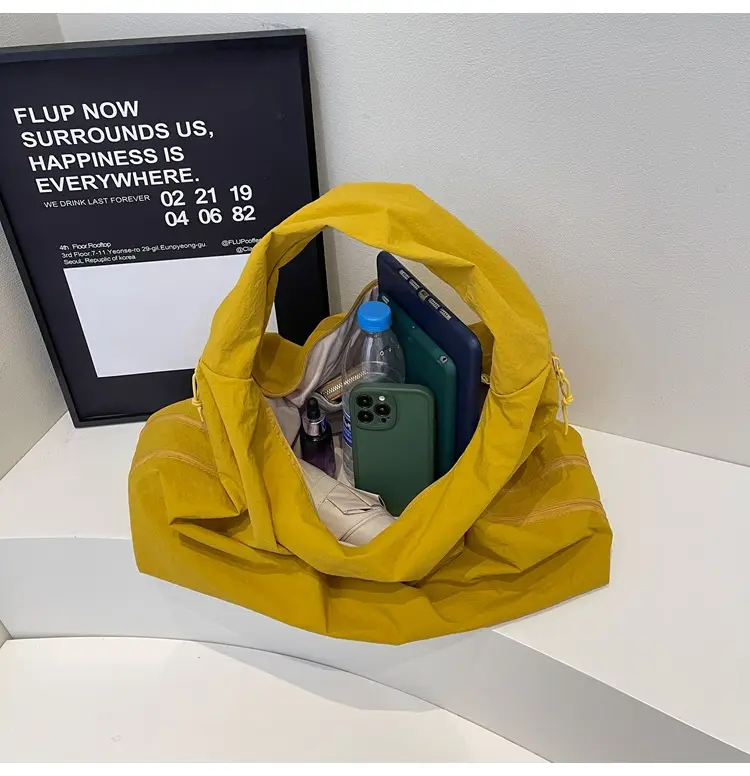 Women's Yellow Canvas Shoulder Bag 2025 — feature 25