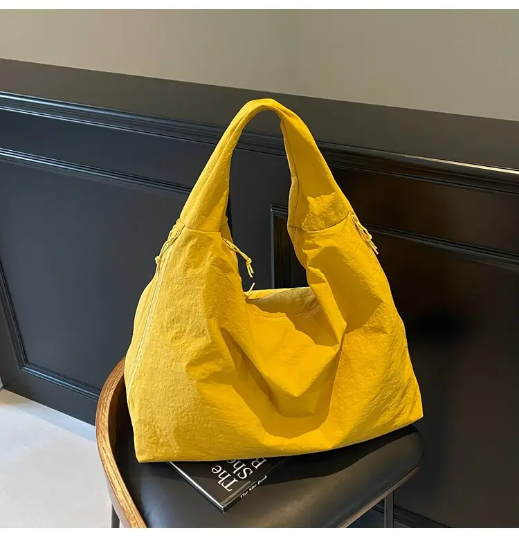 Women's Yellow Canvas Shoulder Bag 2025 — feature 30