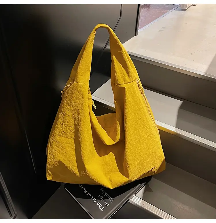 Women's Yellow Canvas Shoulder Bag 2025 — feature 34