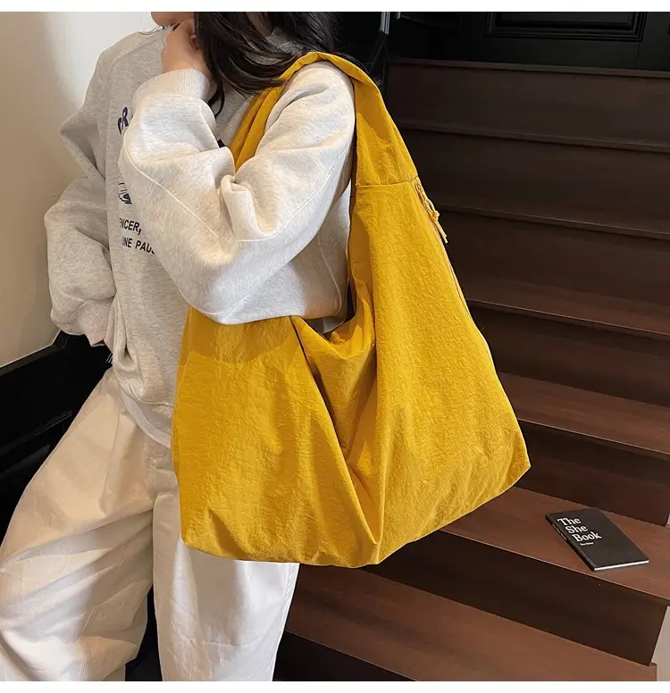 Women's Yellow Canvas Shoulder Bag 2025 — feature 38