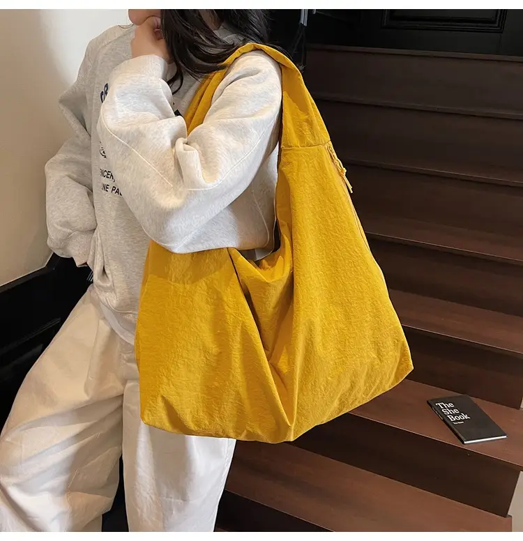 Women's Yellow Canvas Shoulder Bag 2025 — feature 39