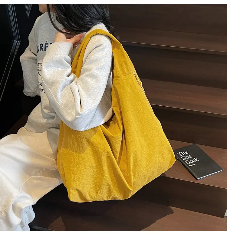Women's Yellow Canvas Shoulder Bag 2025 — feature 47