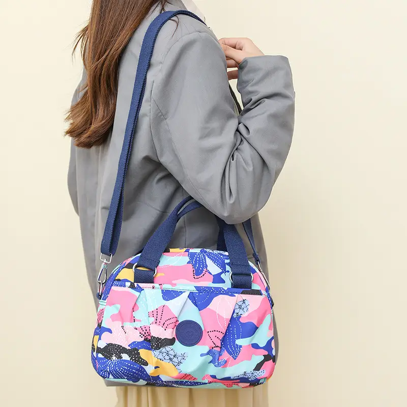 Printed Floral Crossbody Bag for Women Blue - Image 13