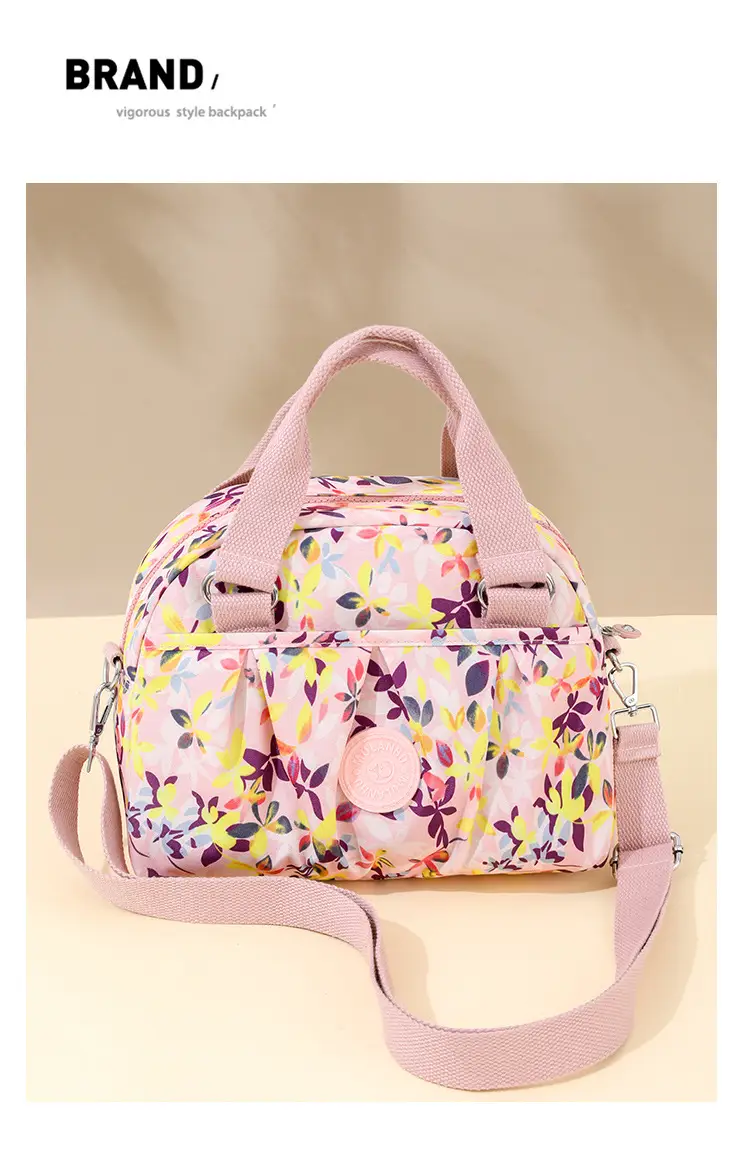 Printed Floral Crossbody Bag for Women Blue — feature 15