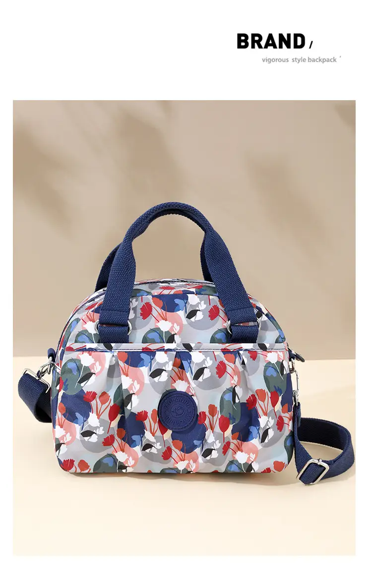 Printed Floral Crossbody Bag for Women Blue — feature 16