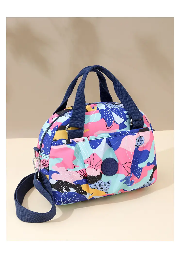 Printed Floral Crossbody Bag for Women Blue — feature 17
