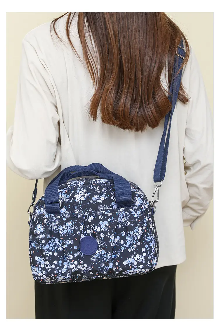 Printed Floral Crossbody Bag for Women Blue — feature 19