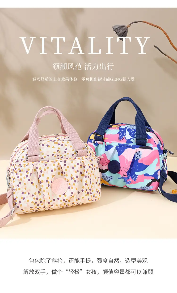 Printed Floral Crossbody Bag for Women Blue — feature 2