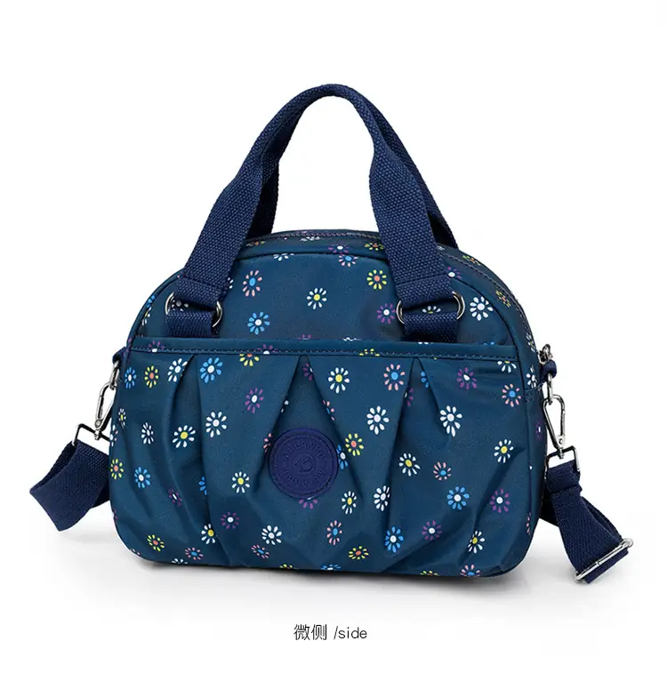 Printed Floral Crossbody Bag for Women Blue — feature 21