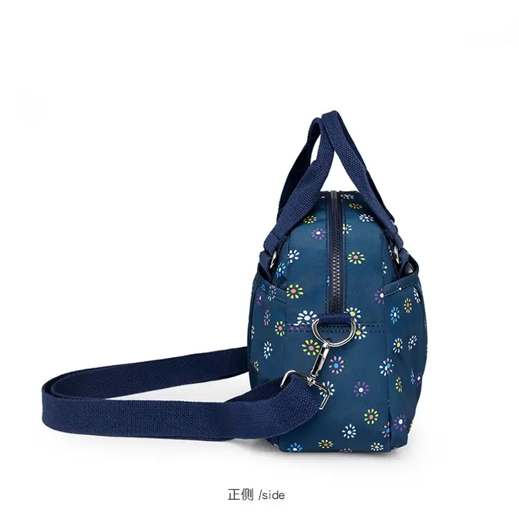 Printed Floral Crossbody Bag for Women Blue — feature 22