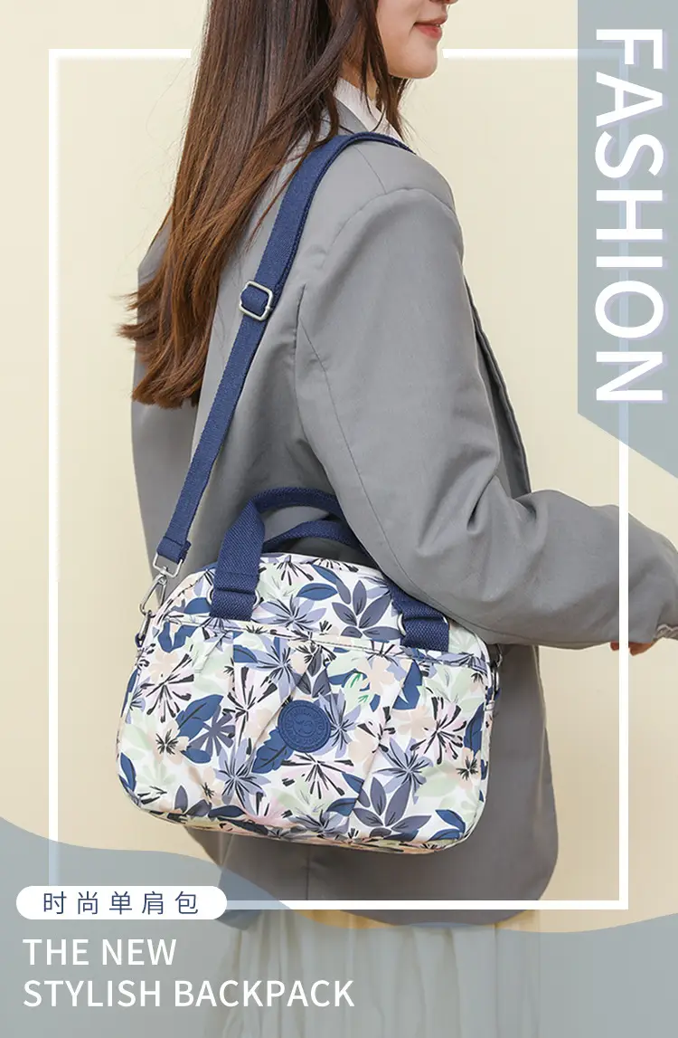 Printed Floral Crossbody Bag for Women Blue — feature 4