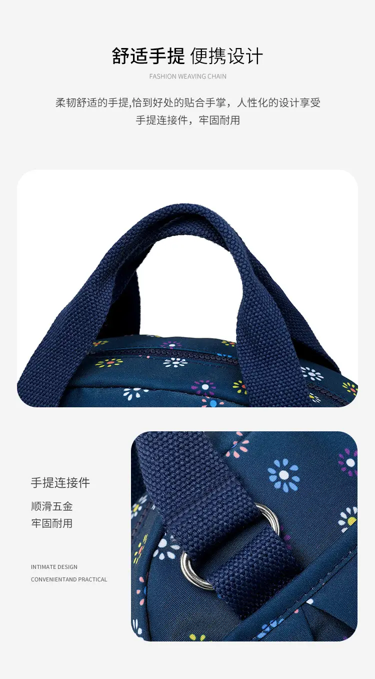 Printed Floral Crossbody Bag for Women Blue — feature 7