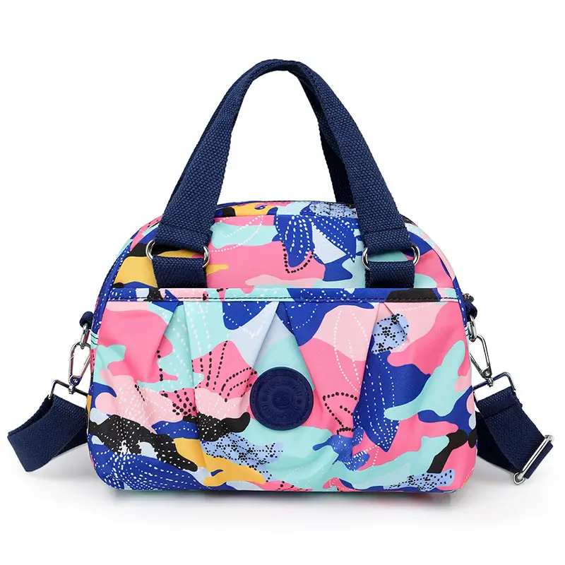 Printed Floral Crossbody Bag for Women Blue - Image 4