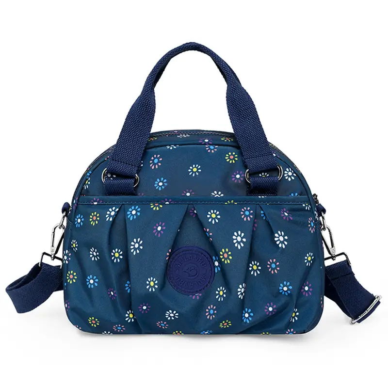 Printed Floral Crossbody Bag for Women Blue - Image 9