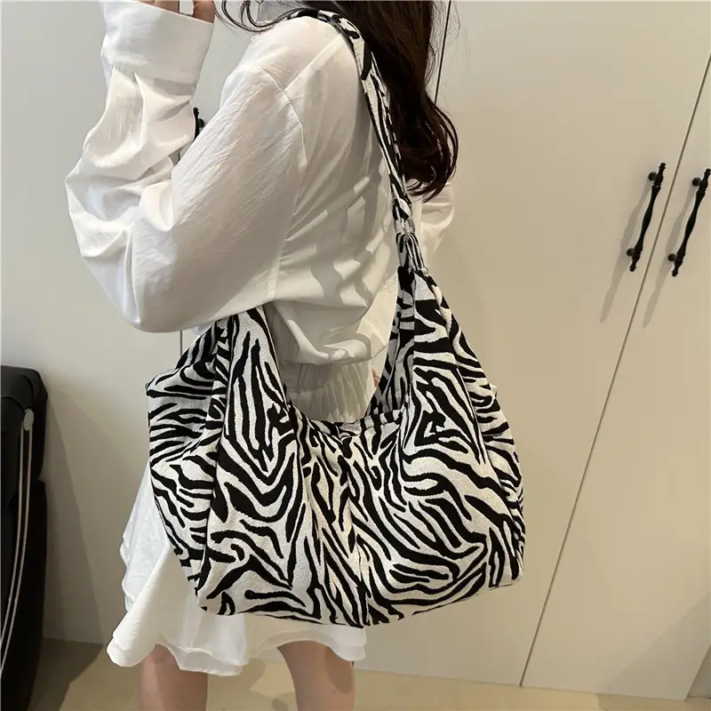 Women Zebra Print Crossbody Bag 2025 New Fashion - Image 4