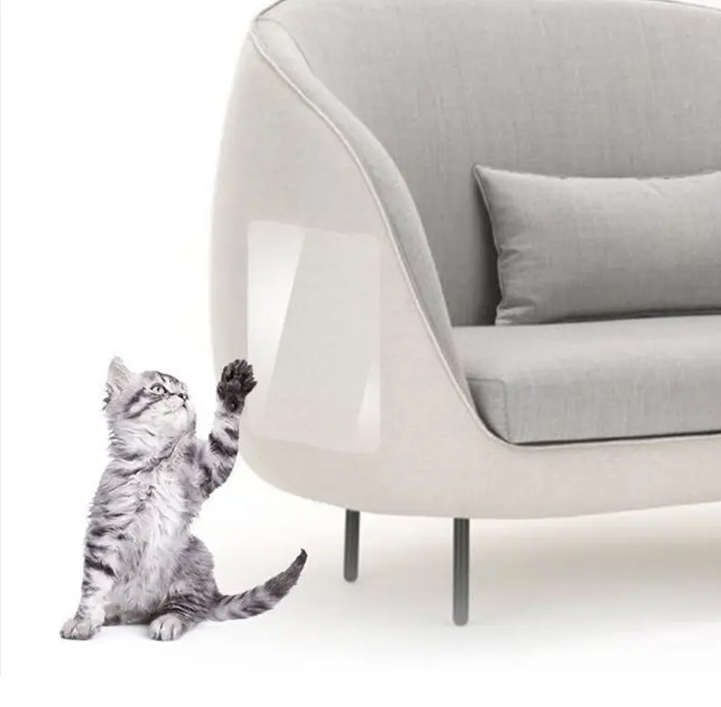 Furniture Sofa Protector Anti-Cat Scratch Pvc Transparent Removable Adhesive Matte Cat-Resistant Toy Wholesale — feature 31