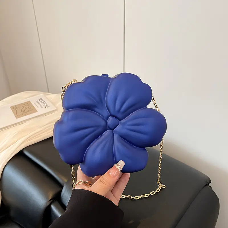Matte Flower Shoulder Bag for Women - Image 12
