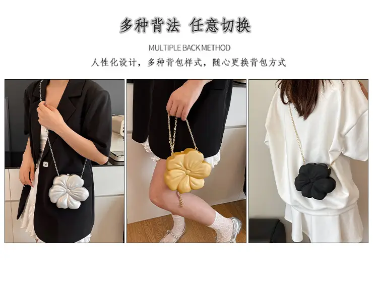 Matte Flower Shoulder Bag for Women — feature 11