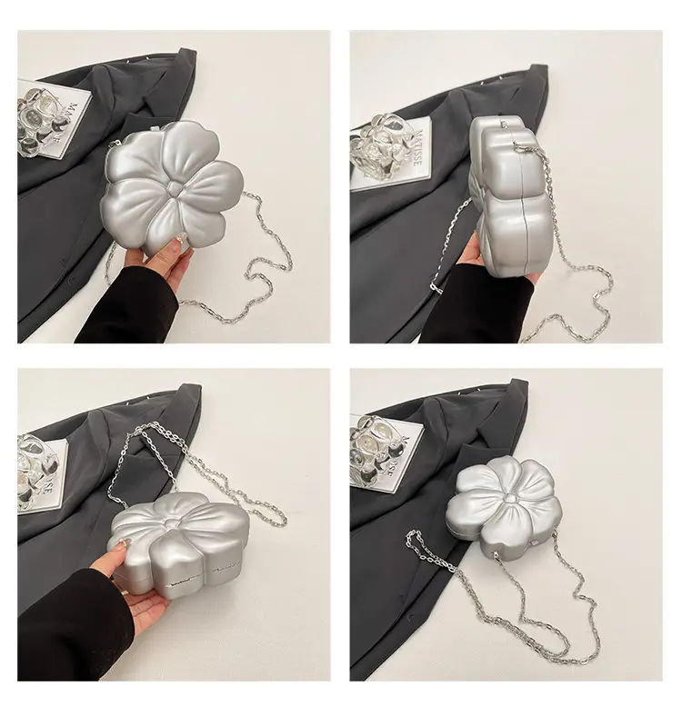 Matte Flower Shoulder Bag for Women — feature 12