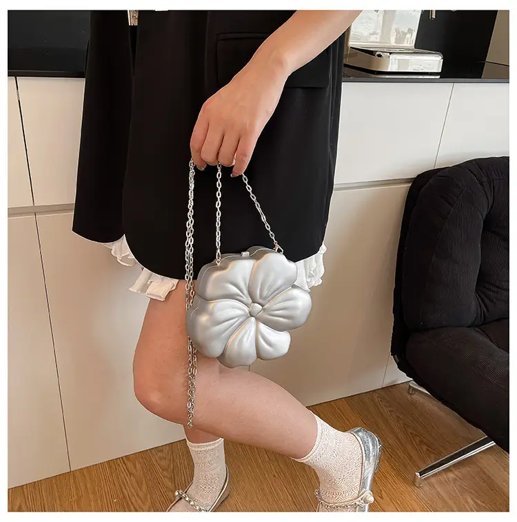 Matte Flower Shoulder Bag for Women — feature 13