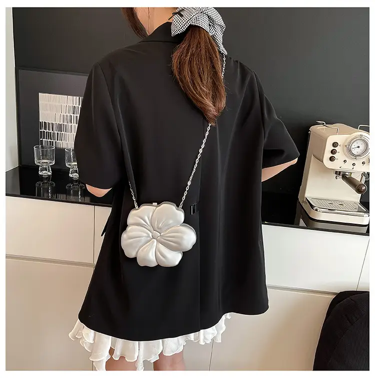 Matte Flower Shoulder Bag for Women — feature 16