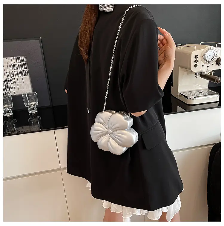 Matte Flower Shoulder Bag for Women — feature 17