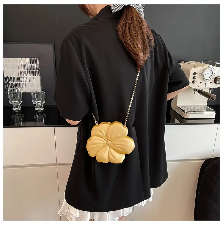 Matte Flower Shoulder Bag for Women — feature 18