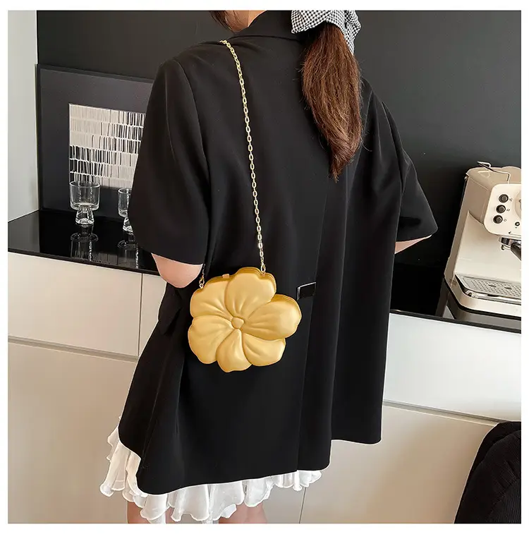 Matte Flower Shoulder Bag for Women — feature 19