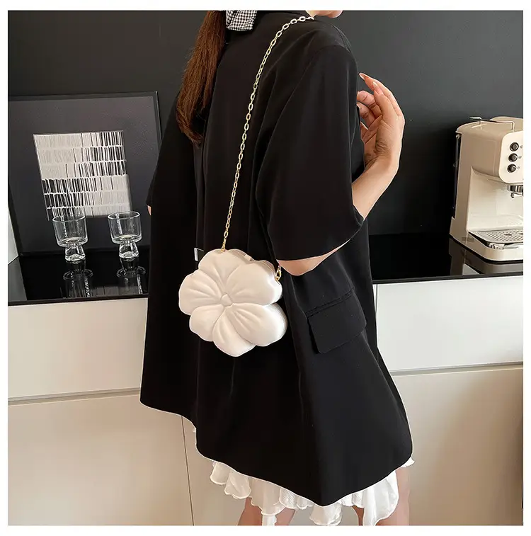 Matte Flower Shoulder Bag for Women — feature 21