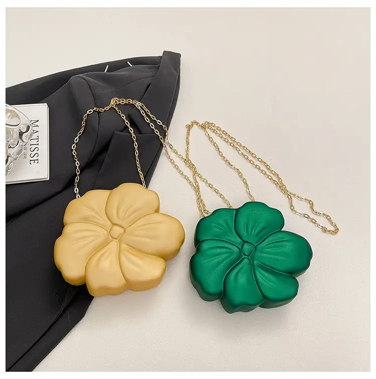 Matte Flower Shoulder Bag for Women — feature 26